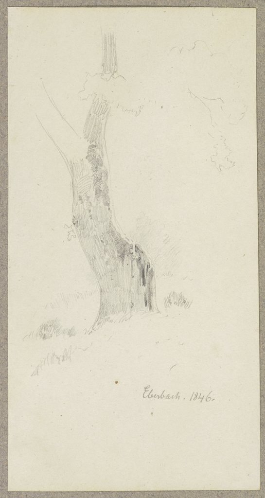 Baum bei Eberbach, Carl Theodor Reiffenstein