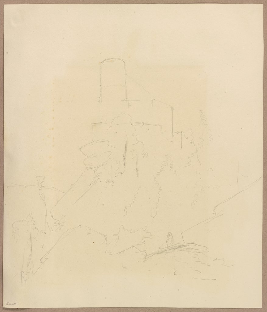 View of Castle Kynast, Carl Theodor Reiffenstein