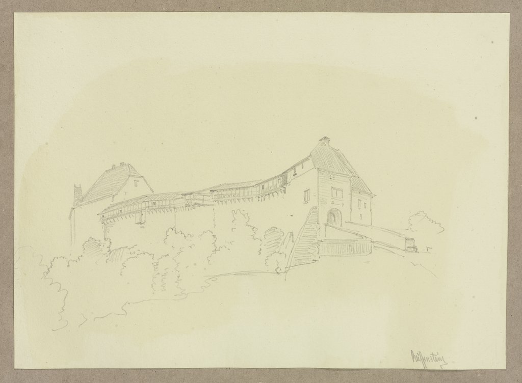 View of castle Wartburg, Carl Theodor Reiffenstein