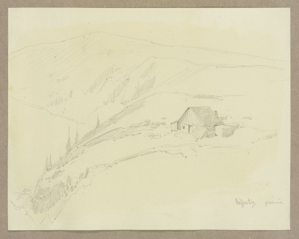 Mountain cabin near Elbbruch, Carl Theodor Reiffenstein