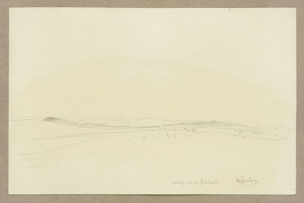 Aussicht von der Peterbaude (Petrova bouda) im Riesengebirge, Carl Theodor Reiffenstein