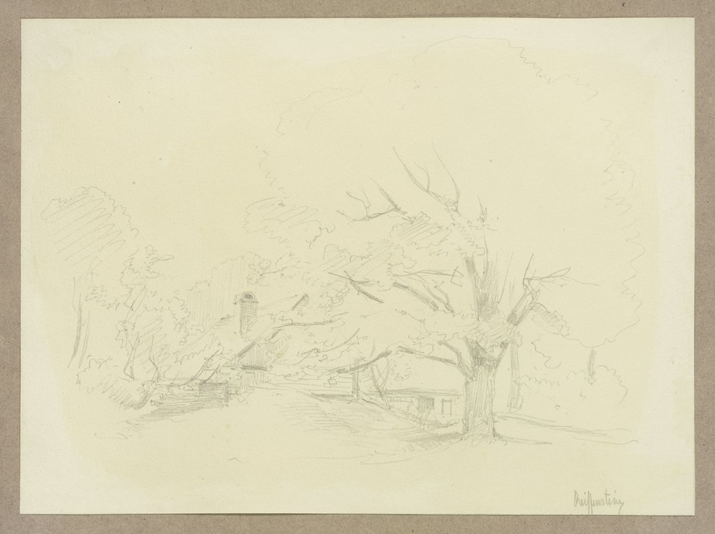 Haus zwischen Bäumen, Carl Theodor Reiffenstein