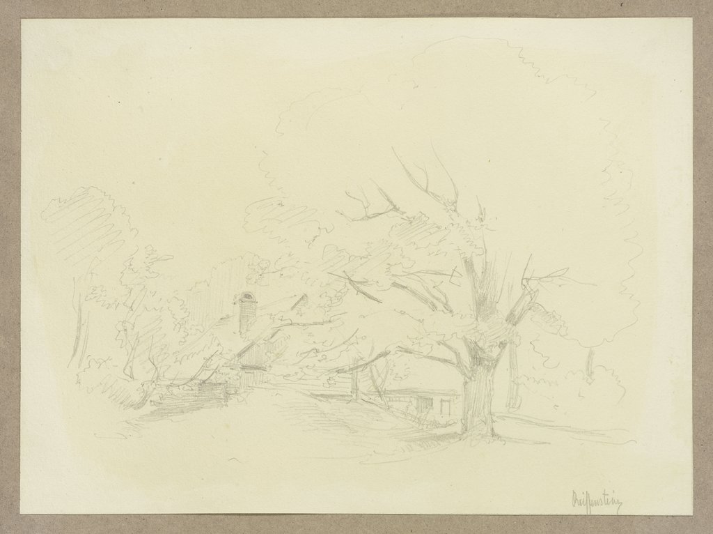 House between trees, Carl Theodor Reiffenstein