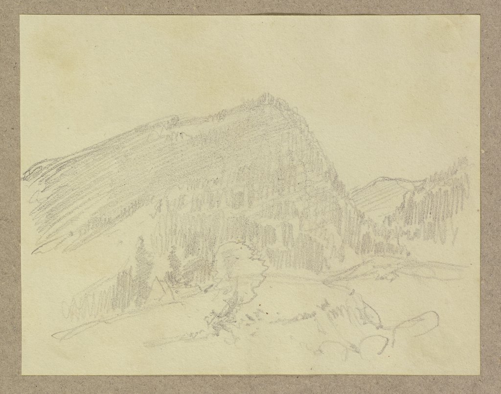 Forested mountain, Carl Theodor Reiffenstein