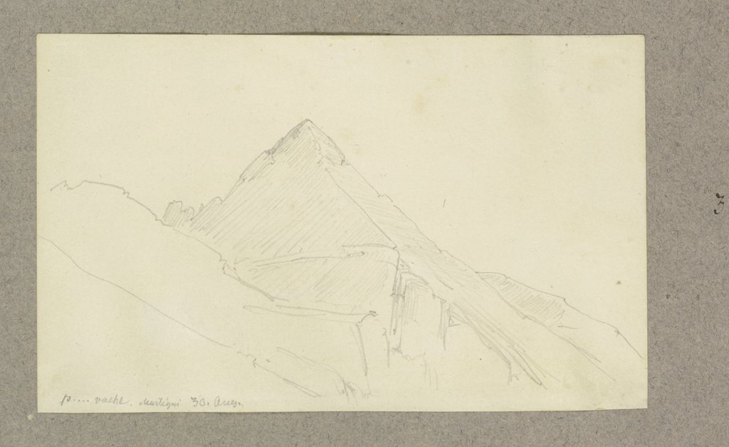 Mountain near Martigny, Carl Theodor Reiffenstein