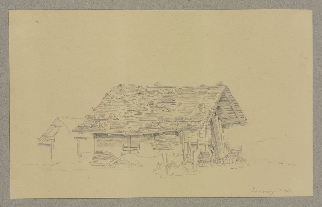 Hut at the Kandersteg, Carl Theodor Reiffenstein