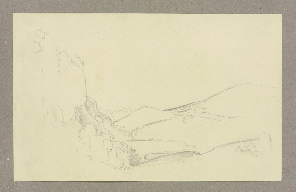 Mountain landscape, Carl Theodor Reiffenstein