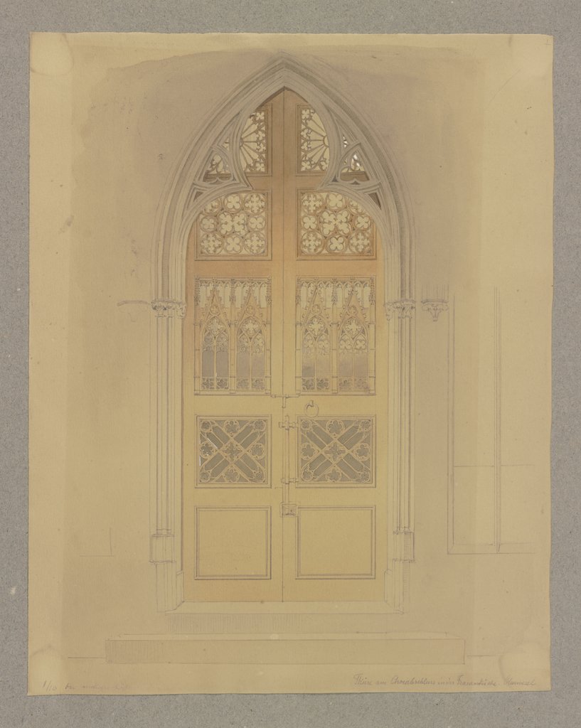 Tür im Lettner der Liebfrauenkirche in Oberwesel, Carl Theodor Reiffenstein