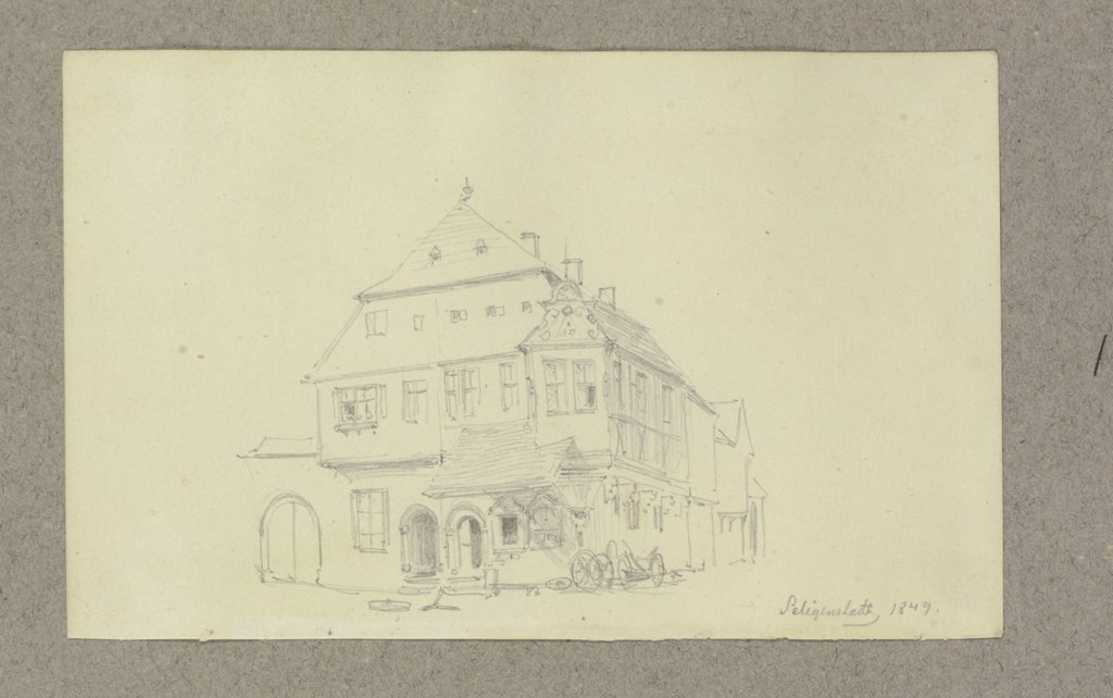 House in Seligenstadt, Carl Theodor Reiffenstein