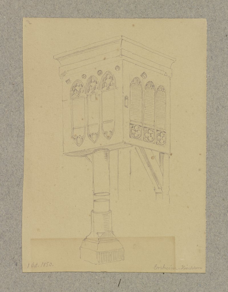Kanzel der Ersheimer Kapelle, Carl Theodor Reiffenstein