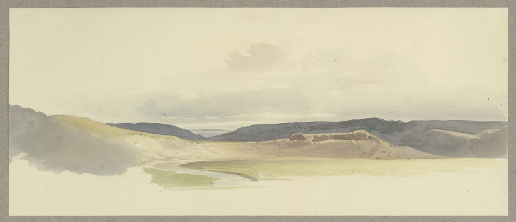 Der Neckar bei Burg Guttenberg, Carl Theodor Reiffenstein