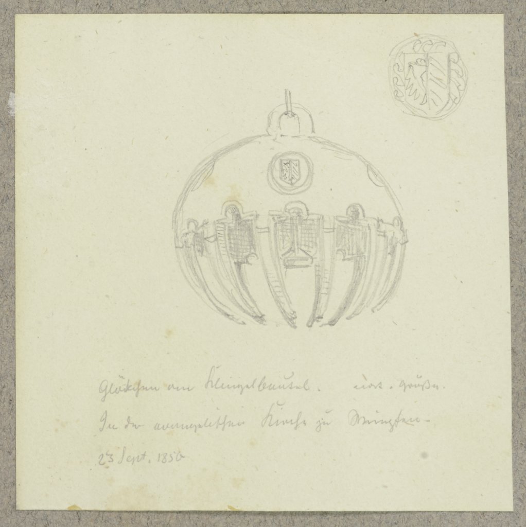Glöckchen eines Klingelbeutels, Carl Theodor Reiffenstein