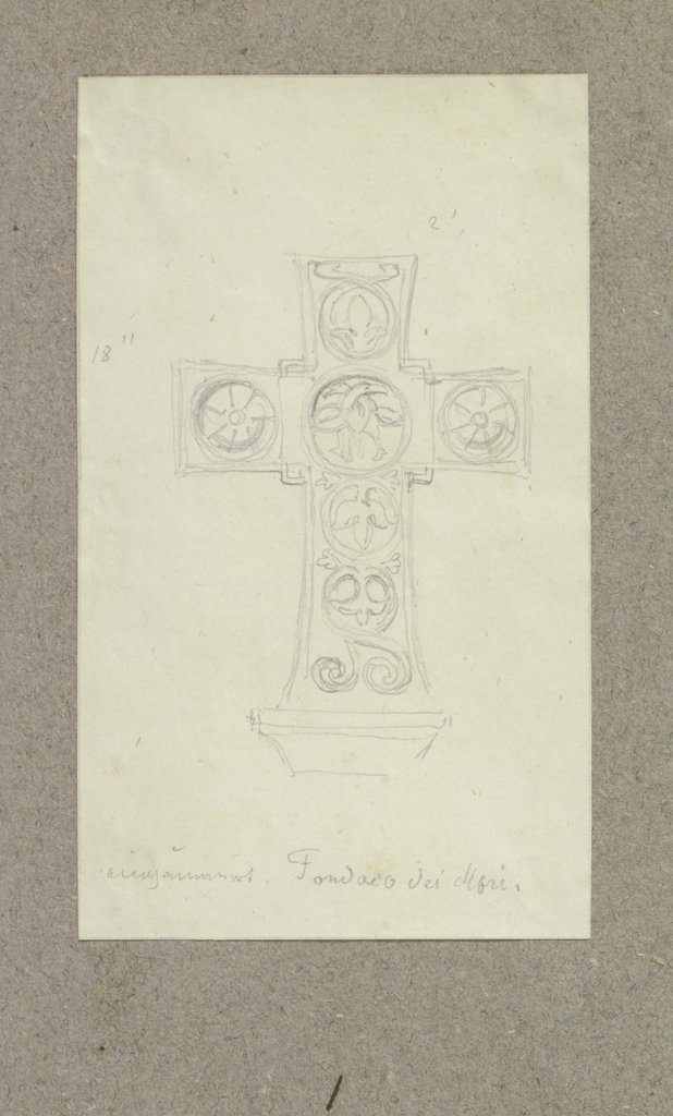 Stone cross, Carl Theodor Reiffenstein