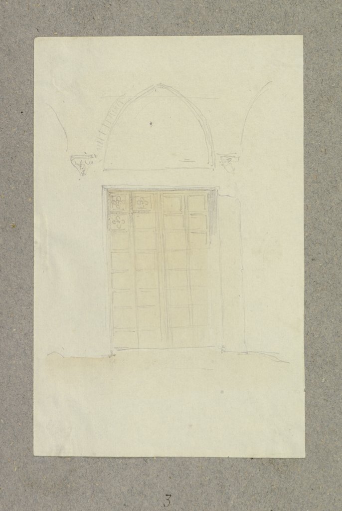 Portal in Venedig, Carl Theodor Reiffenstein