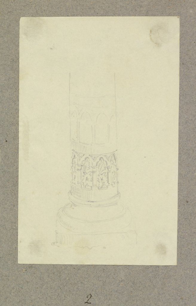 Pillar in Verona, Carl Theodor Reiffenstein