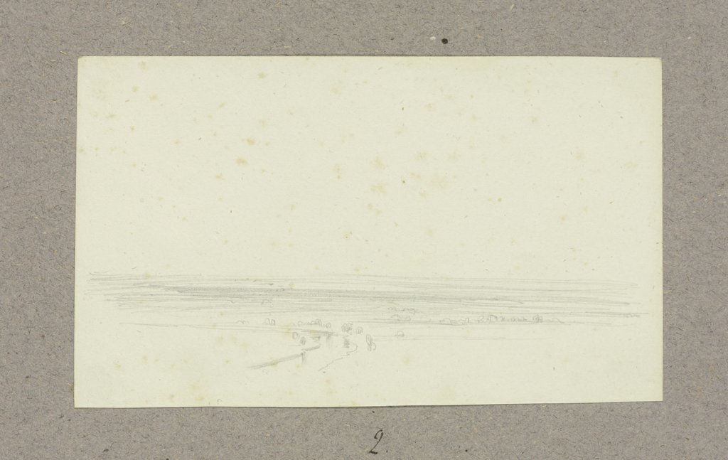 Flat landscape, Carl Theodor Reiffenstein