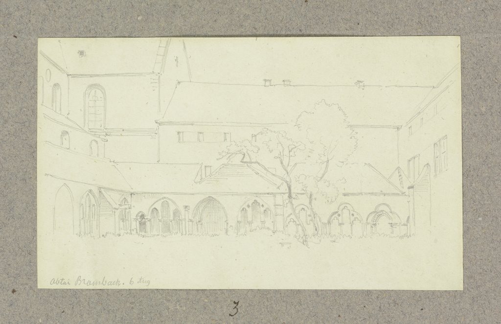 Kreuzgang von Kloster Bronnbach, Carl Theodor Reiffenstein
