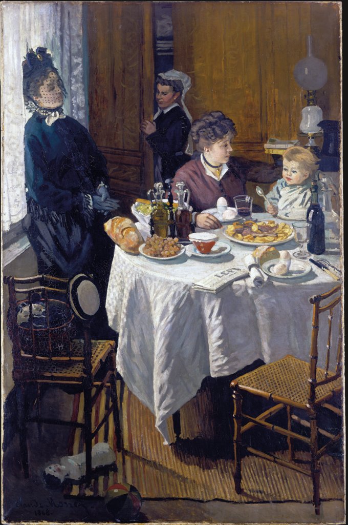 Das Mittagessen, Claude Monet