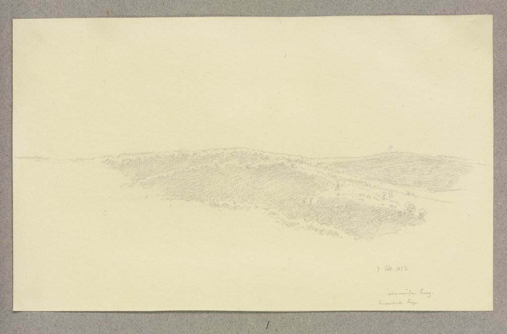 Hügellandschaft, Carl Theodor Reiffenstein