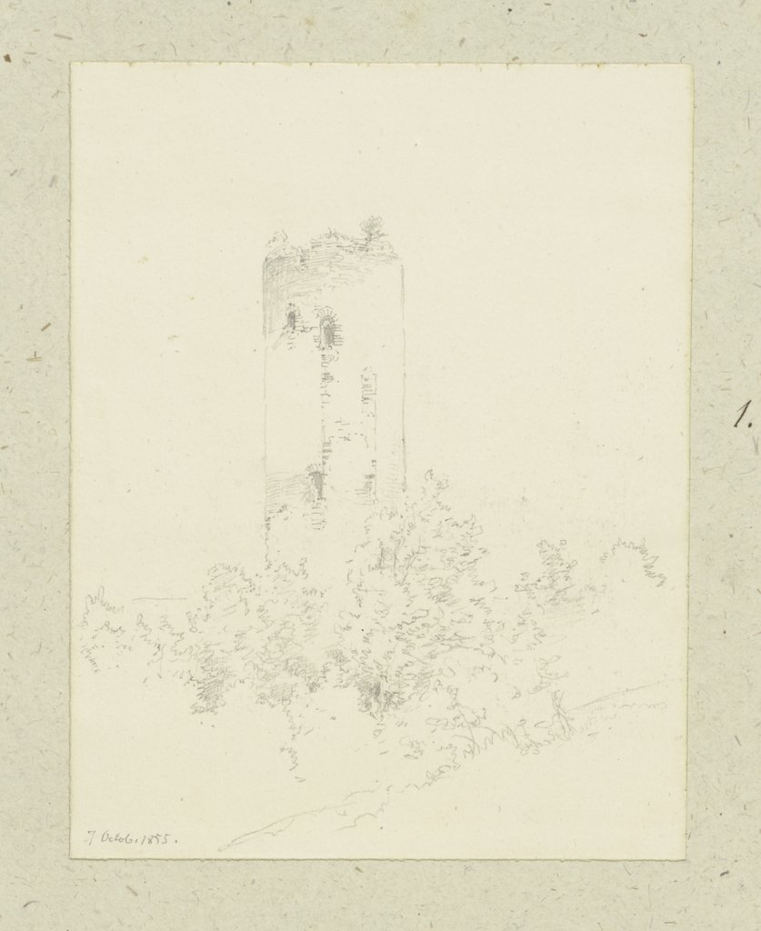 Ruine eines Turmes, Carl Theodor Reiffenstein