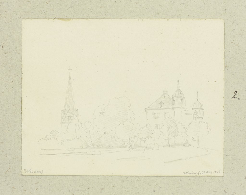 Kirche und Werdorfer Schloss, Carl Theodor Reiffenstein