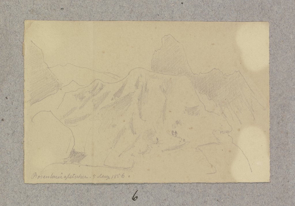 The glacial Rosenlaui, Carl Theodor Reiffenstein