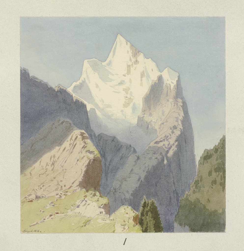 The glacial Rosenlaui, Carl Theodor Reiffenstein