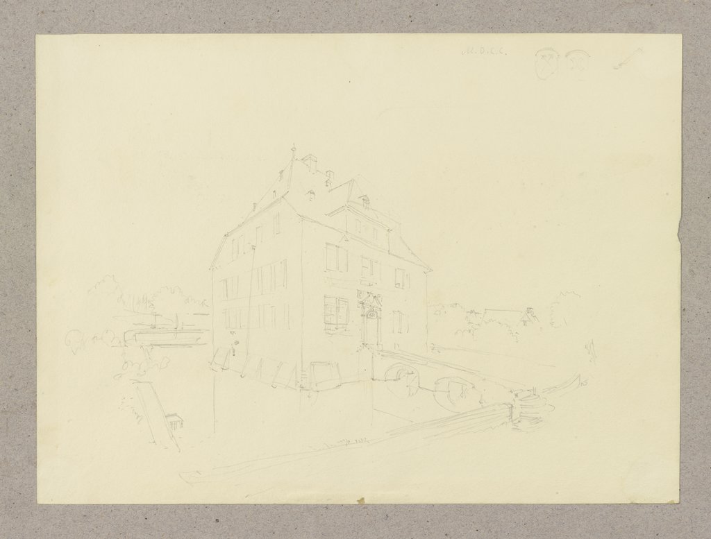 Die Schelmenburg in Bergen, Carl Theodor Reiffenstein