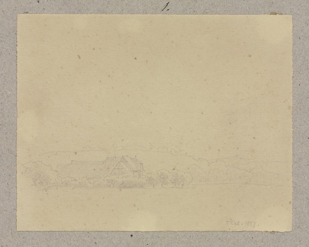 Farmstead in a landscape, Carl Theodor Reiffenstein