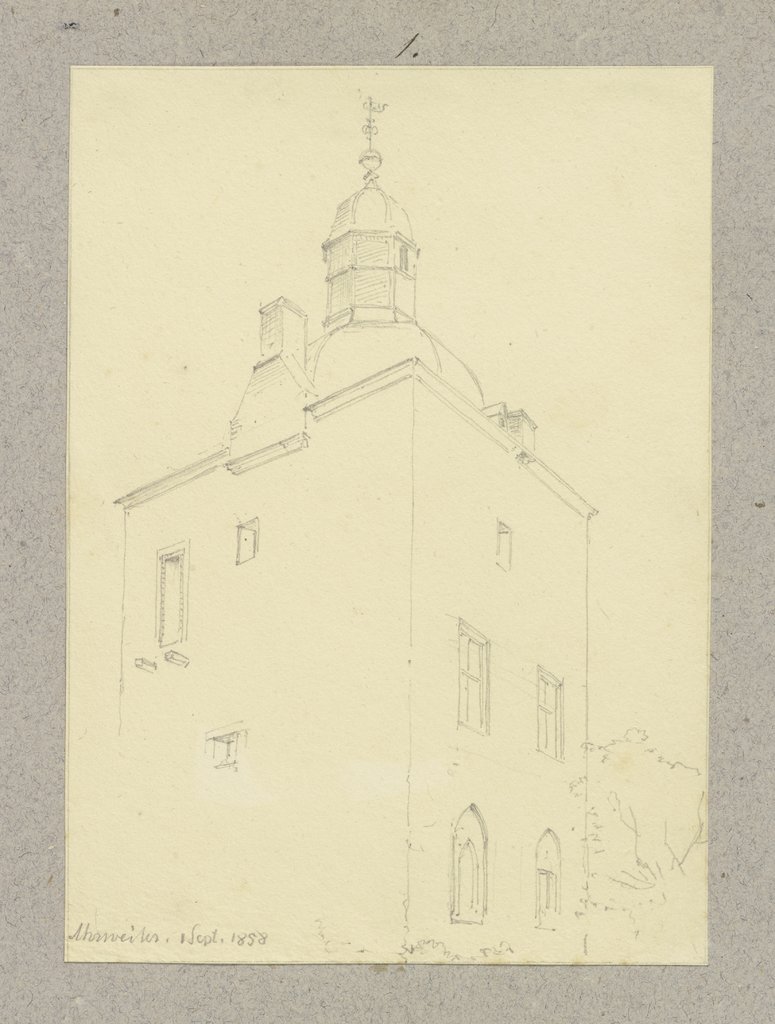 Der Weiße Turm in Ahrweiler, Carl Theodor Reiffenstein