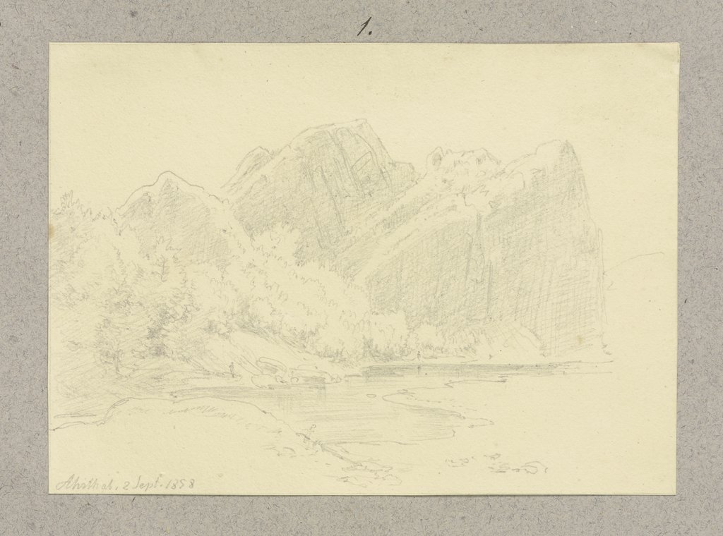 Precipice in the Ahrtal, Carl Theodor Reiffenstein