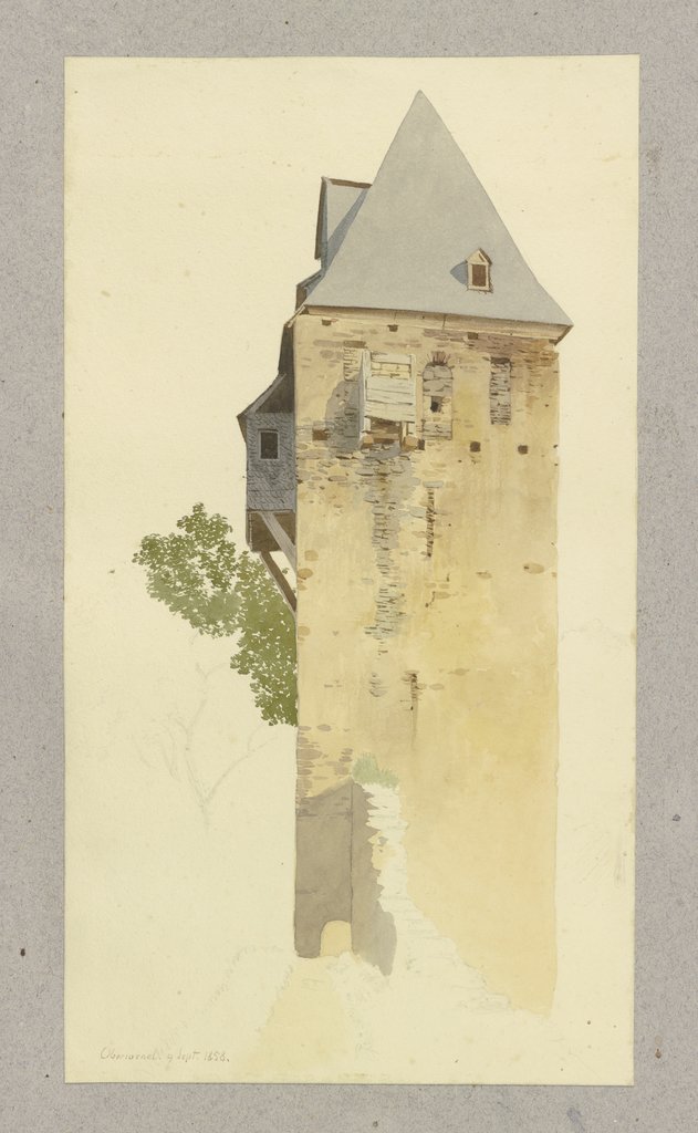 Tower in Oberwesel, Carl Theodor Reiffenstein