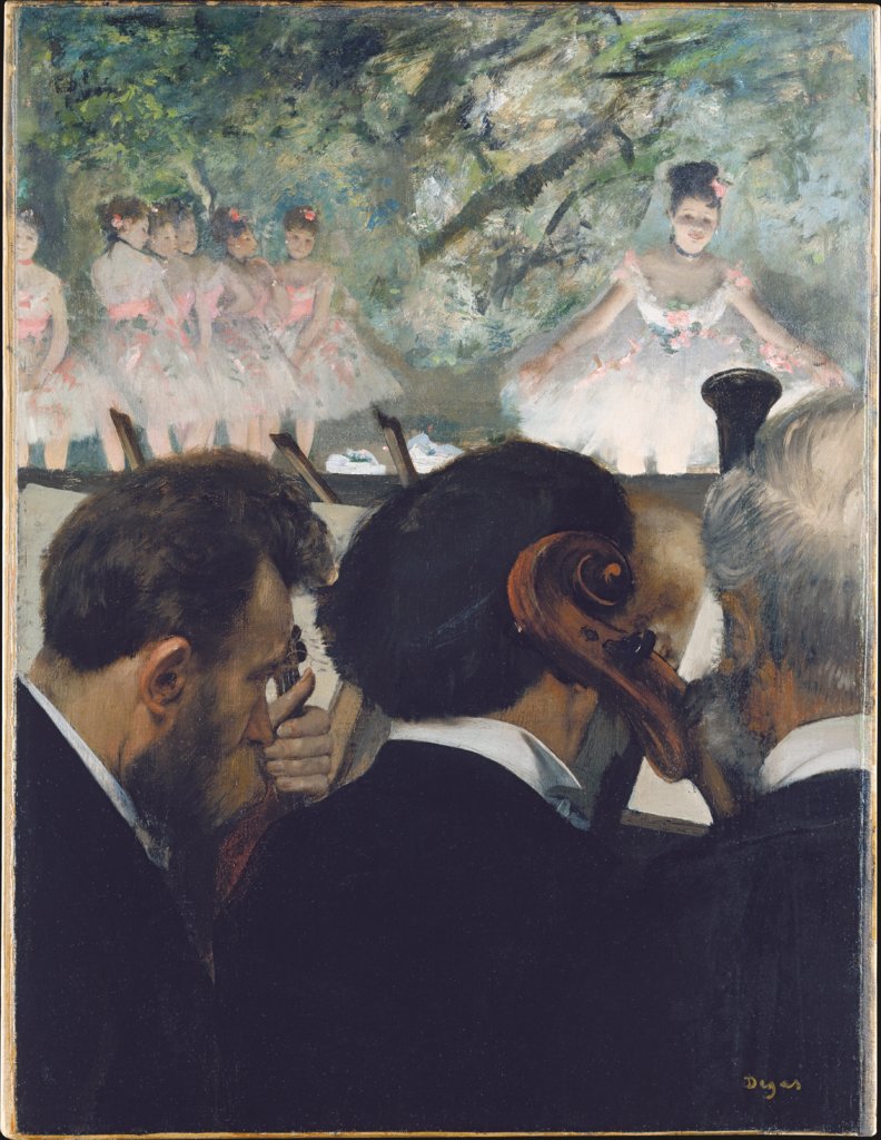 Die Orchestermusiker, Edgar Degas