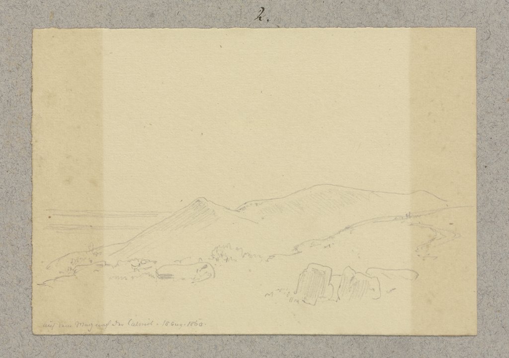 Berglandschaft nahe des Kalmit, Carl Theodor Reiffenstein
