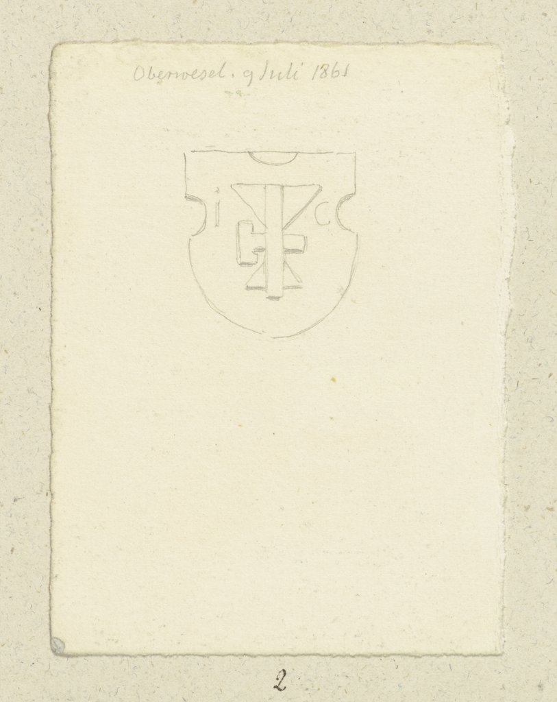 Crest in Oberwesel, Carl Theodor Reiffenstein