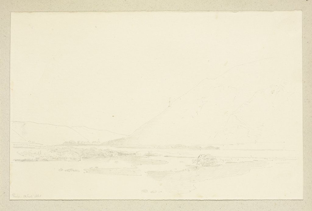 Landschaft bei Treis, Carl Theodor Reiffenstein