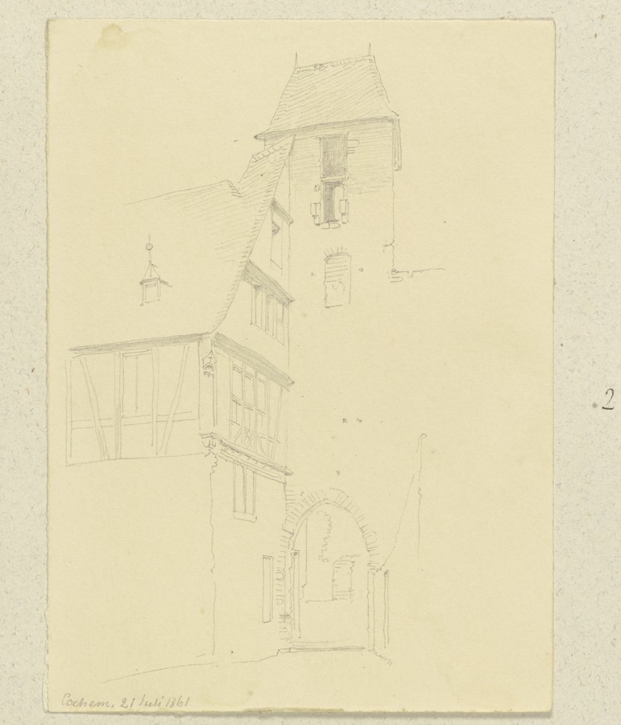 Barbican in Cochem, Carl Theodor Reiffenstein