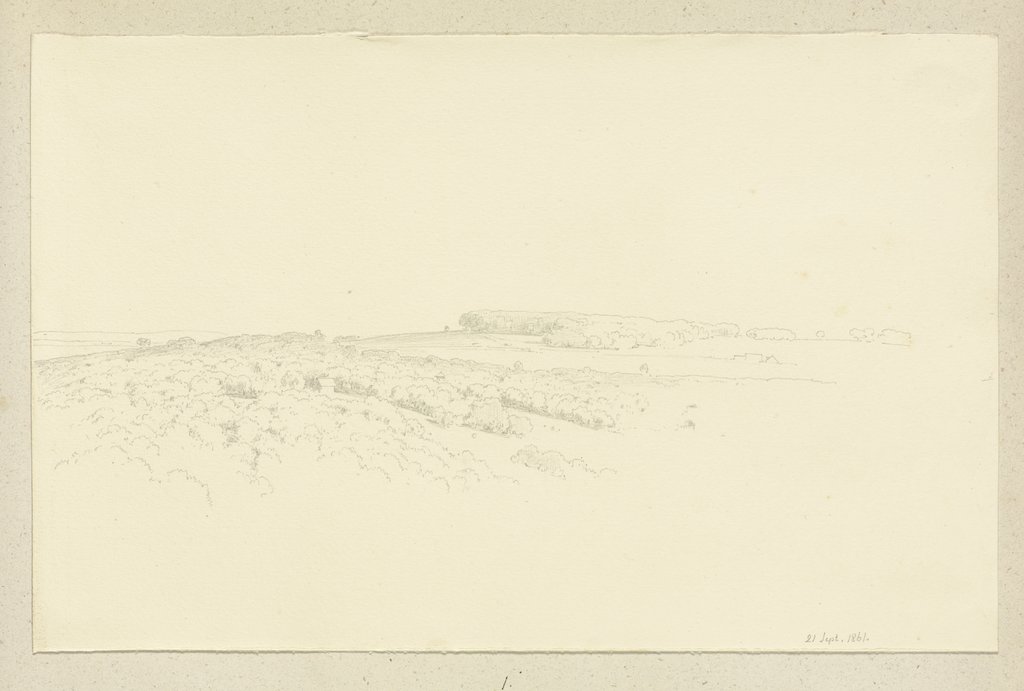 Hügellandschaft, Carl Theodor Reiffenstein