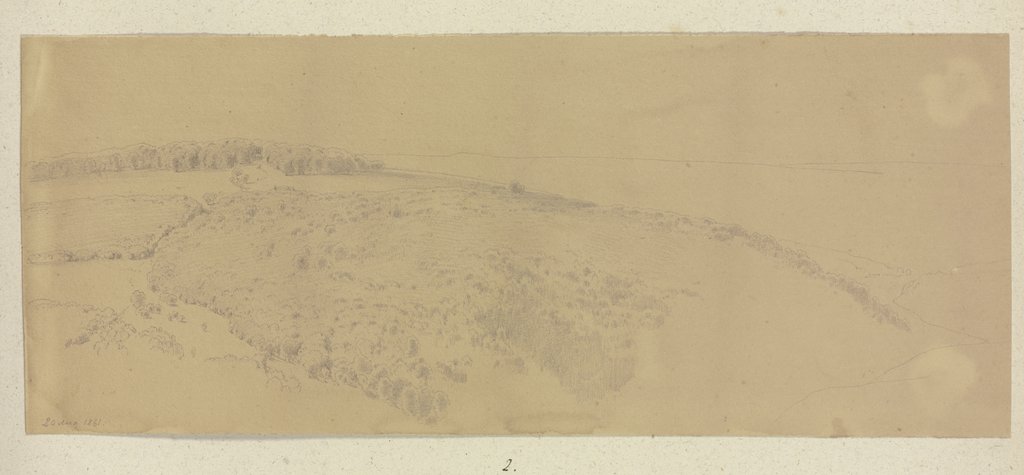 Hügellandschaft, Carl Theodor Reiffenstein