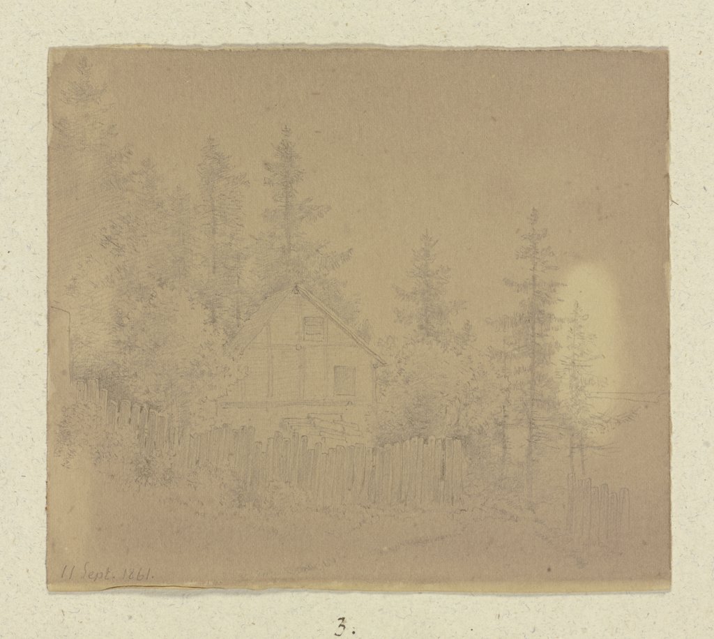 Ein Haus im Wald, Carl Theodor Reiffenstein