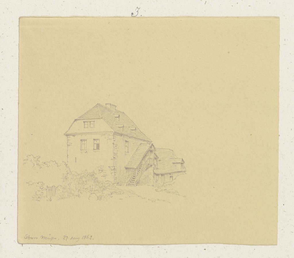 Die Obermühle in Braunfels, Carl Theodor Reiffenstein