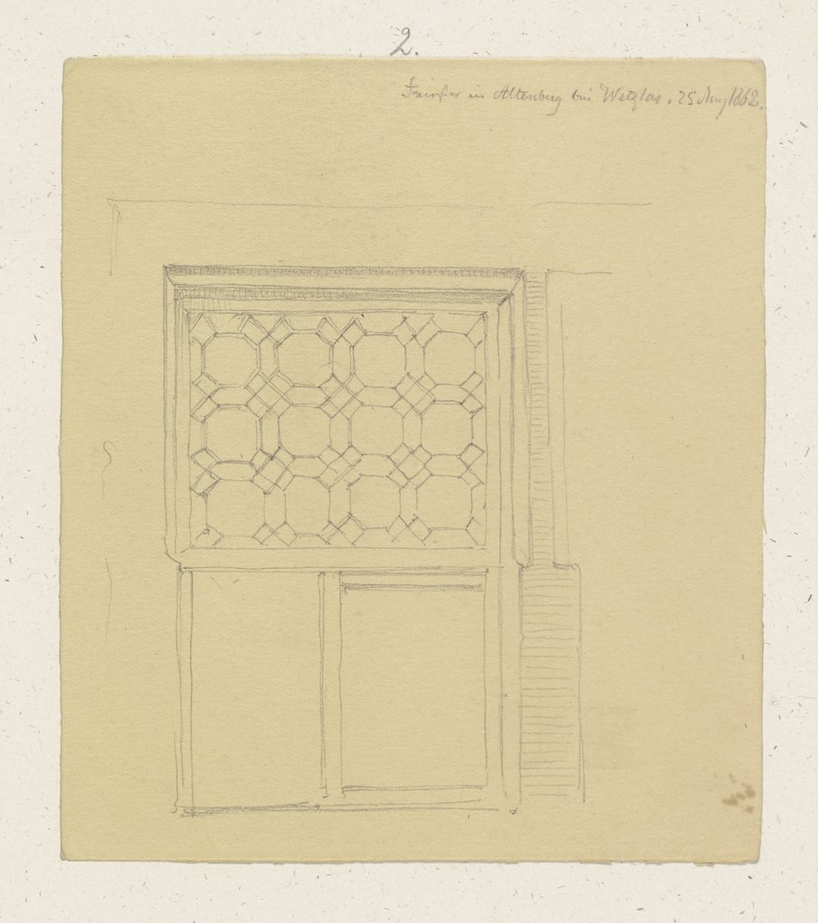 Ein Fenster des Klosters Altenberg, Carl Theodor Reiffenstein