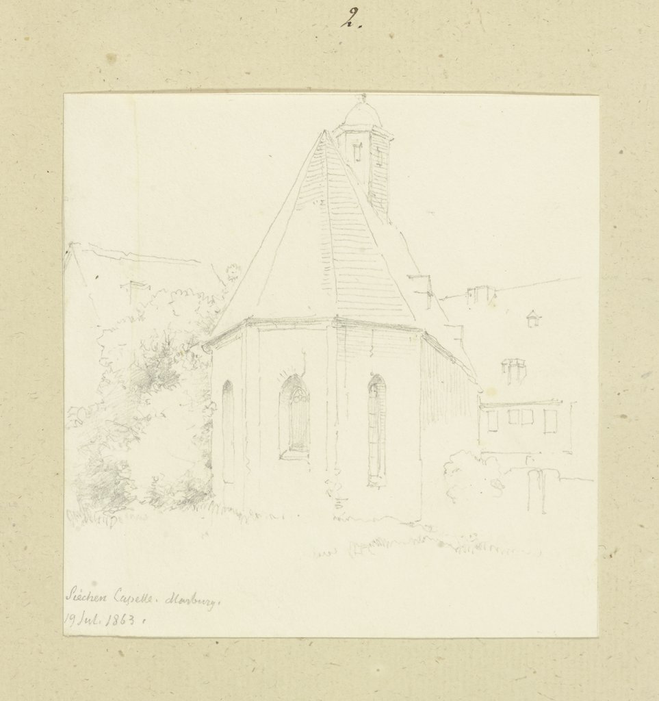 Die Siechenkapelle in Marburg, Carl Theodor Reiffenstein