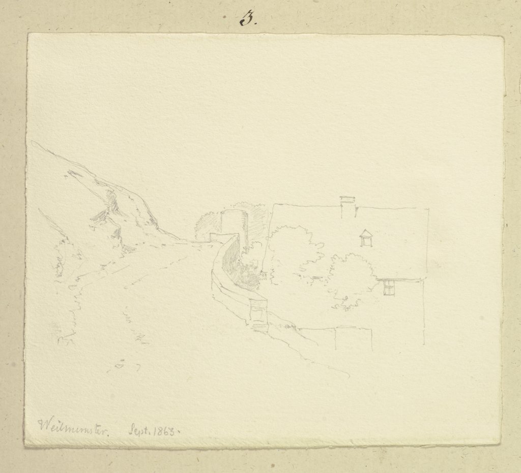 Straße bei Weilmünster, Carl Theodor Reiffenstein
