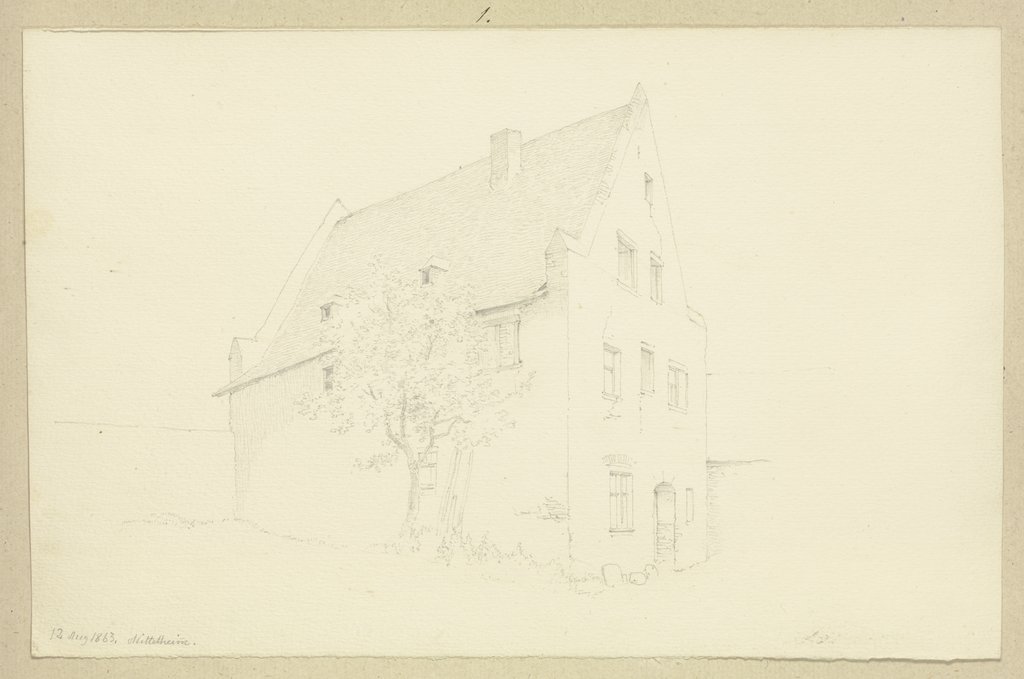 House in Mittelheim, Carl Theodor Reiffenstein