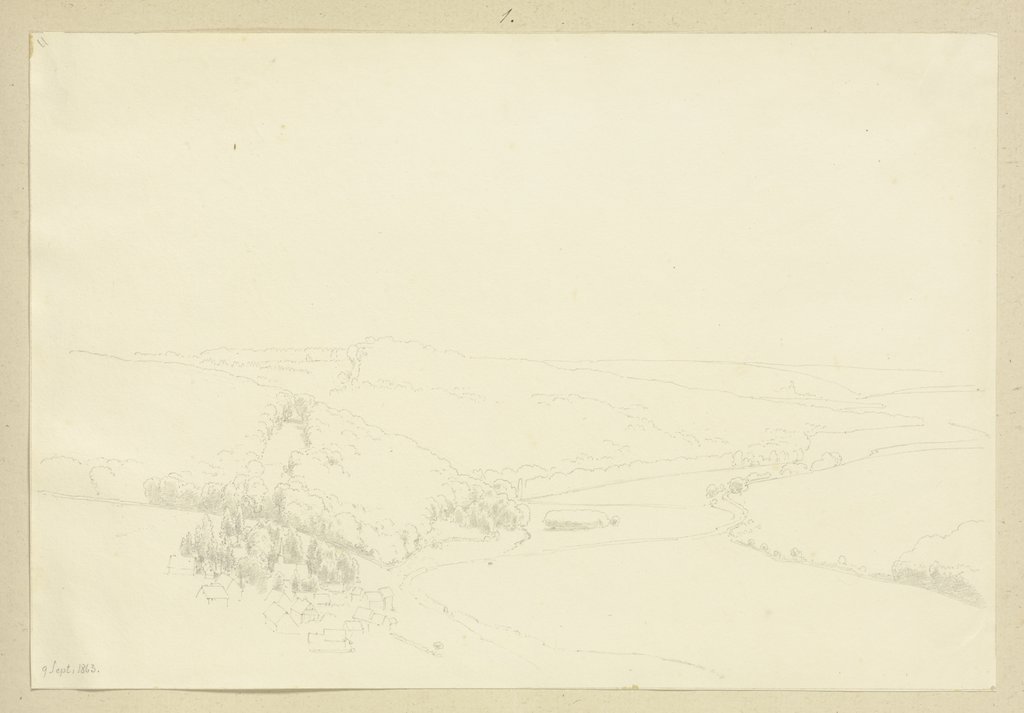 Landscape near Braunfels, Carl Theodor Reiffenstein