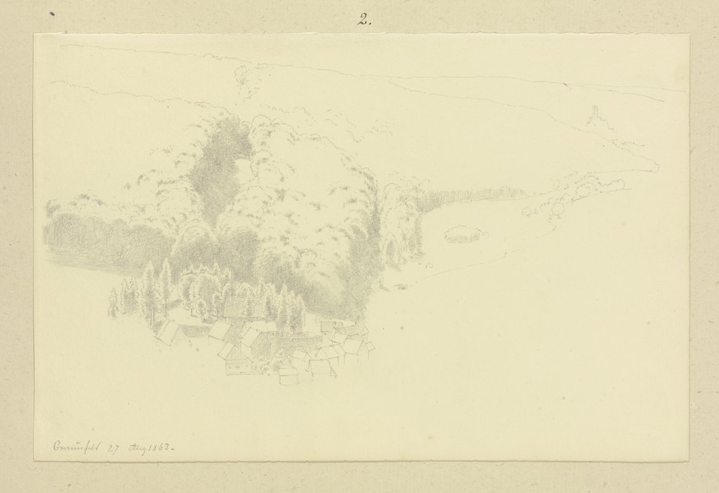Landscape near Braunfels, Carl Theodor Reiffenstein