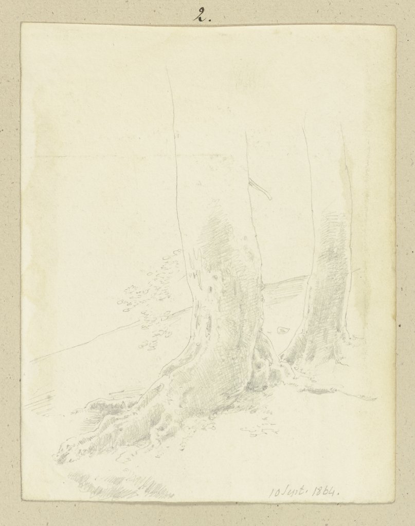 Zwei Bäume, Carl Theodor Reiffenstein