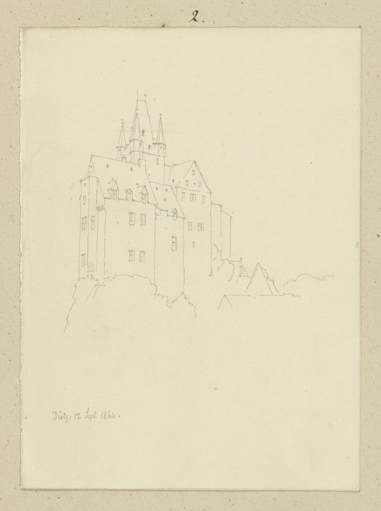 The count's castle Diez, Carl Theodor Reiffenstein