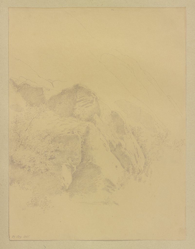 Precipice, Carl Theodor Reiffenstein
